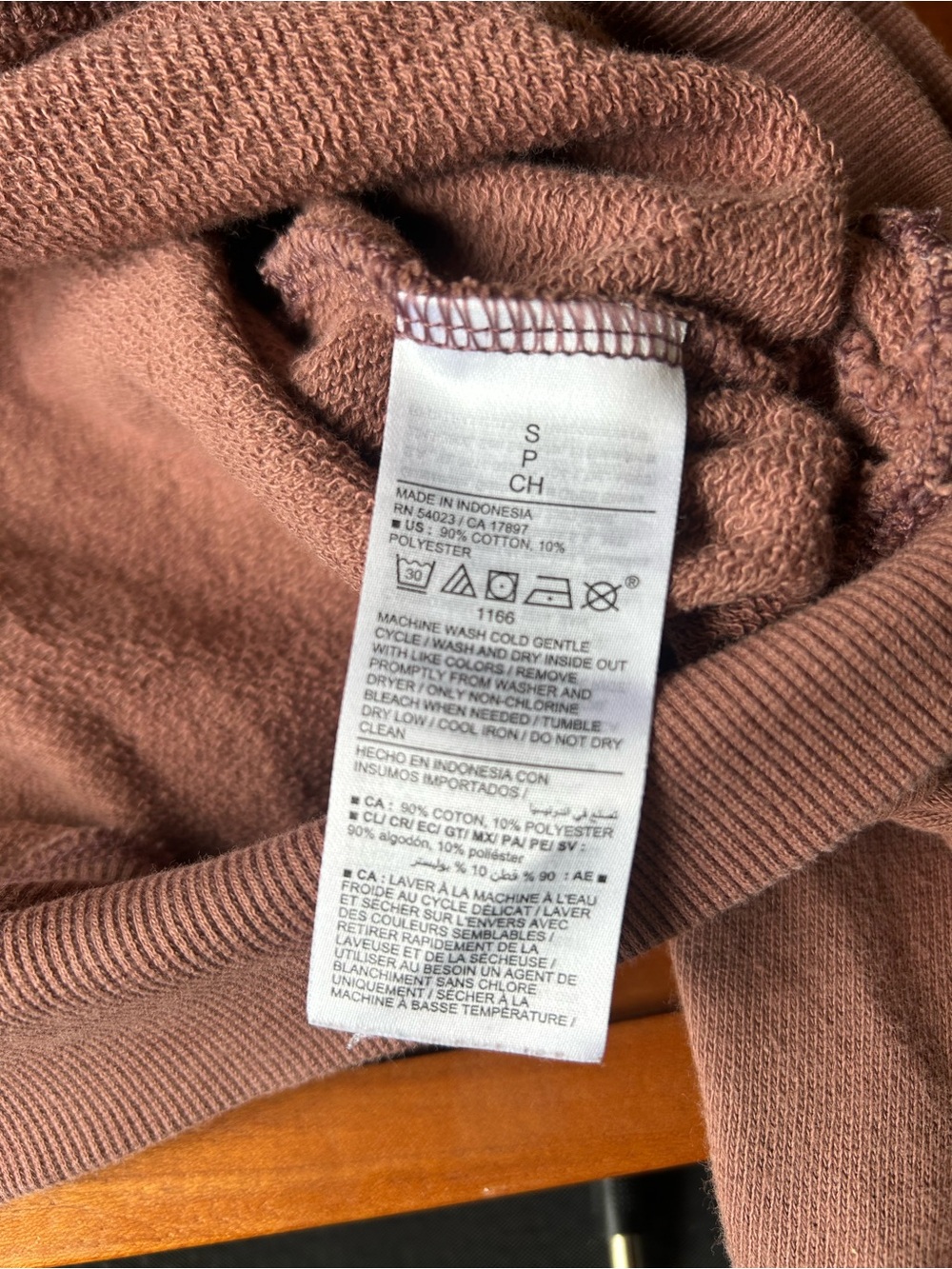 Old Navy Dusty Rose Crewneck Sweatshirt - Picture 6 of 7